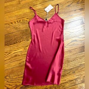 Discontinued Color!! Quince 100% Washable Silk Mini Slip Dress
